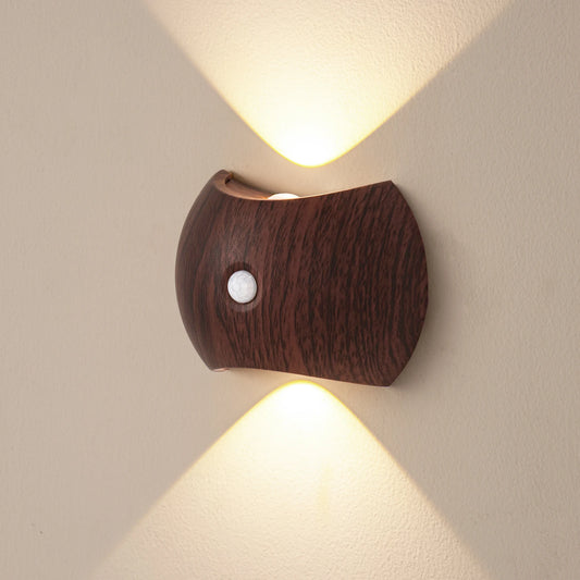 Lampa Ścienna LED z Czujnikiem Ruchu USB Type-C - Magnetyczna Lampka Nocna do Korytarza i Szafy